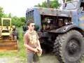 Oshkosh W2201 Tractor & Rogers 16 Wheel Stretch Lowboy