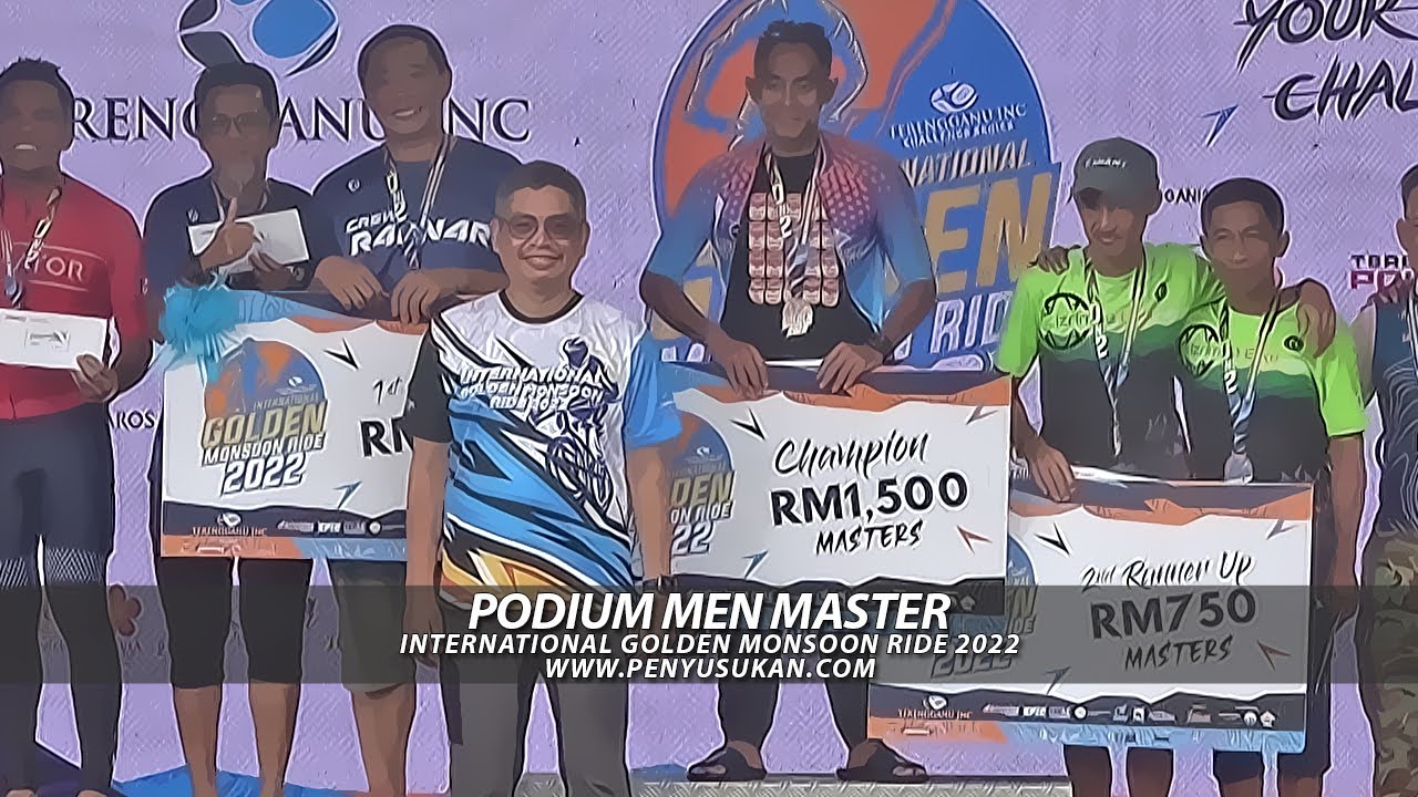 PODIUM MEN MASTER INTERNATIONAL GOLDEN MONSOON RIDE 2022