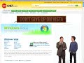 Apple's "Don't Give Up on Vista" ad on Vista's CNET page