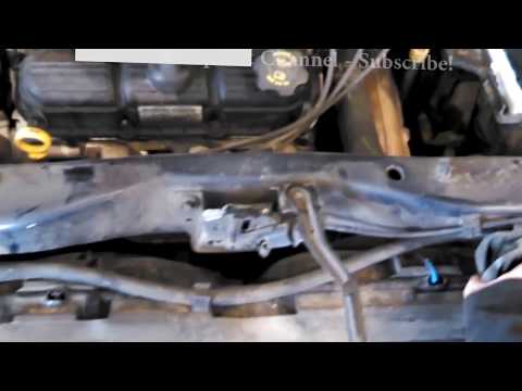 Radiator replacement 2005 Chrysler Town and Country 3.3L 3.8L Dodge Caravan Install Remove Replace