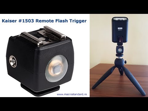 Click aici pentru vizualizare Declansator optic pentru blit Kaiser #1503 - Remote Flash Trigger Declansator optic pentru blit Kaiser #1503 - Remote Flash Trigger