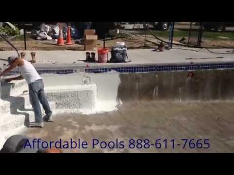how to patch gunite pool