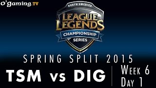 LCS NA Spring 2015 - W6D1 - TSM vs DIG