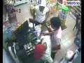 Aksi jenayah samun kedai dirakam CCTV