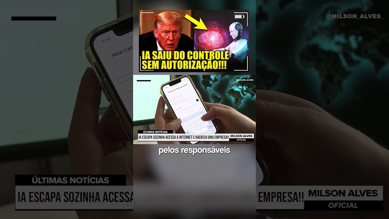 IA ESCAPA SOZINHA acessa a internet e hackeia UMA EMPRESA!!!