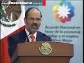 Madero en Presidencia Acuerdo Economia y Empleo