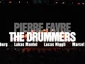 pierre favre the drummers

pierre favre � chris jaeger � markus lauterburg � lukas mantel � 
lucas niggli � marcel papaux � norbert pfammatter � fredy studer

live at theaterspektakel zurich 2007

all compositions by pierre favre


recorded at theaterspektakel zurich, switzerland
september 2, 2007
cameras: j�rg rufer, marianne rufer, aragorn frey, has frey
sound: polymedia records, kurt k�ffer, engineer
editing and dvd-production:juerg rufer

a dingo and fox production

� 2007, pierre favre

for more information see www.pierrefavre.ch
