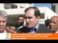 John Ging of UNRWA outside a Gaza Hospital John Ging of UNRWA outside a Gaza Hospital