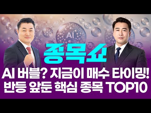 AI 버블? 지금이 매수 타이밍! 반등 앞둔 핵심 종목 TOP10ㅣ 종목쇼 ㅣ