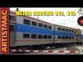 Metra Electric 316, 315, west of Stony Island at 71st St.