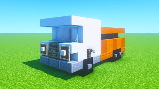 Minecraft Tutorial: How To Make A Dump Truck "2021 City Build"