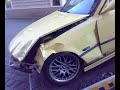 BMW totalled