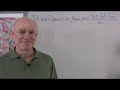 Algebra: Deriving the Quadratic Formula
