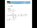 C�lculo de una integral indefinida sencilla