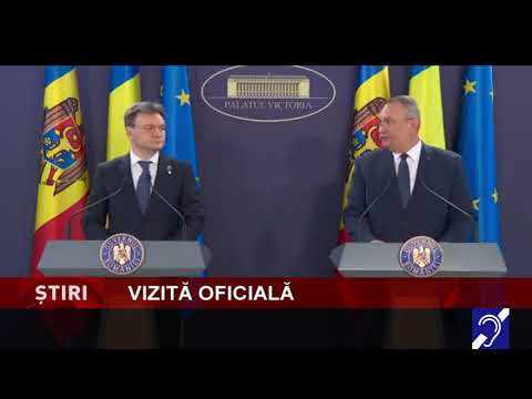 Dorin Recean, vizită oficială în România