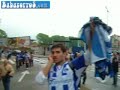 Celebración de la afición del Alavés en Vigo