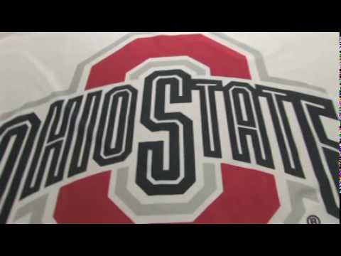 how to draw ohio state flag