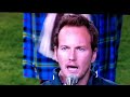 at yankee stadium army vs notre dame. patrick wilson kicks it out of the park.