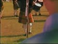 the 78th fraser highlanders pipe band playing their medley in the grade 1 world championship 1985