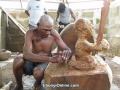 Carvers making a War Drum -- Afikpo, Ebonyi State, Nigeria (Part 1)