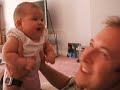 kayla laughing 3-1/2 months old