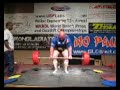 Wabdl Worlds raw deadlift 345 kg(760 lb)