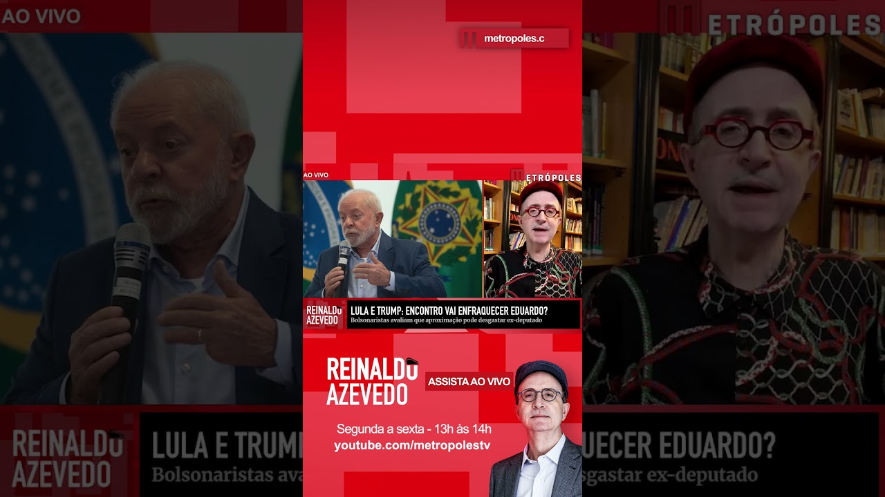 Reinaldo: Lula, Trump e o papo-furado bolsonarista