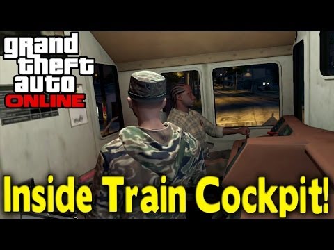 how to drive a train on gta 5