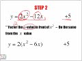 Steps to Completing the Square