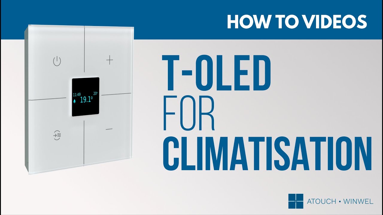 T-OLED - Teclado tátil para climatização