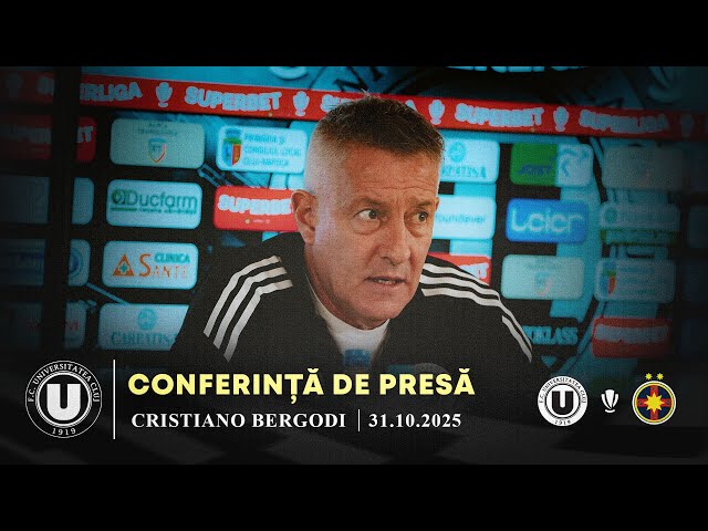 🎙 CONFERINȚĂ DE PRESĂ | Cristiano Bergodi: „Putem vedea cum e echipa din punct de vedere mental”