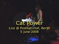First Row at Cat Power - Live in Berlin
