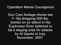 500 lbs. bombs hit Al Qaida staging area 500 lbs. bombs hit Al Qaida staging area
