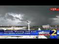 WSB-TV Atlanta tornado footage played at 20x speed