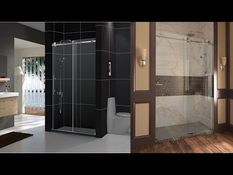 how to design a shower with no door