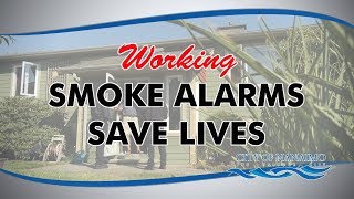 Working Smoke Alarms Save Lives