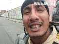 Atentado contra Tego Calderón (pinta de Callao Cartel)