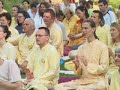 Swamiji teaching Mantra