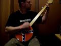 Homemade fretless banjo
