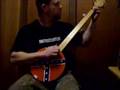Homemade fretless banjo