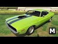 1970 Dodge Challenger RT 440 Six Pack для GTA 5 видео 3