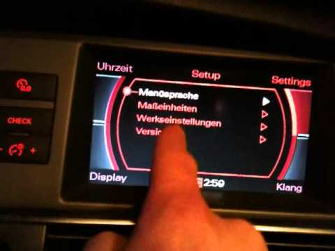 how to update audi mmi navigation