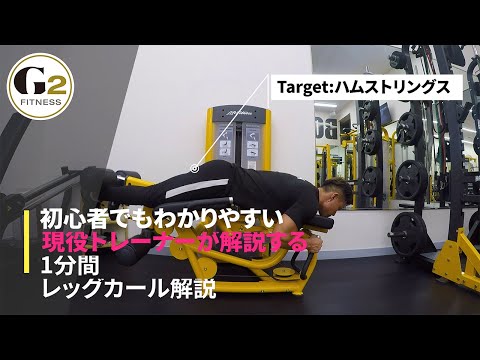 [誰でもわかるレッグカール]現役トレーナーがレッグカールを1分間で解説