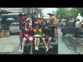 Songkran 2008 Thai New Year Water Festival Chiang Mai HiDef Video with a Stereo Sound
