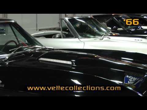 CorvetteTVshow - This is the Black 1966 Chevrolet Corvette Coupe from the collection of Michael Brown in the TV show Vette Collections. www.VetteCollections.com.