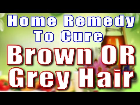 how to cure grey hair