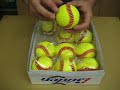 Baden Seamed Yellow Pitching Machine Baseballs Baden Seamed Yellow Pitching Machine Baseballs