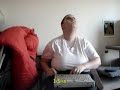 Autie Woman Types One-Fingered Without Looking (Captioned)