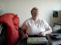 Autie Woman Types One-Fingered Without Looking (Captioned)