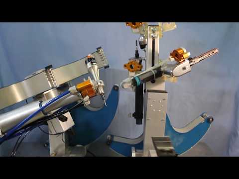 Trailing edge machining in a constricted area Trailing edge machining in a constricted area